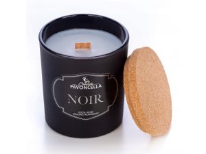 ŚWIECZKA SOJOWA NOIR CZARNA 135G PAVONCELLA