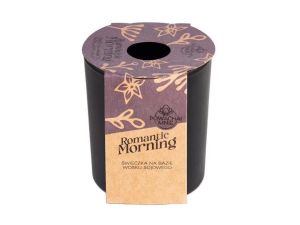 ŚWIECZKA SOJOWA ROMANTIC MORNING CZARNA 130ML PAVONCELLA