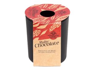 ŚWIECZKA SOJOWA RUBY CHOCOLATE CZARN 130ML PAVONCE