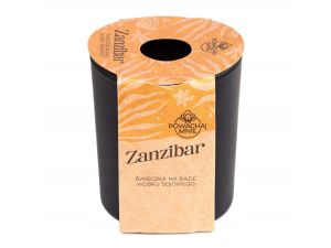 ŚWIECZKA SOJOWA ZANZIBAR CZARNA 130ML PAVONCELLA