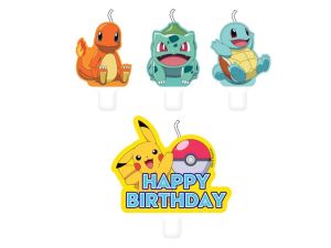 ŚWIECZKI POKEMON 4SZT GODAN