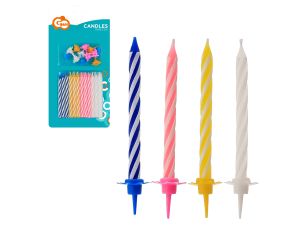 ŚWIECZKI URODZINOWE -6,4CM 24/12SZT GODAN