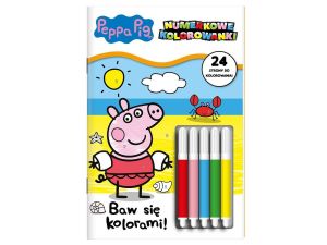 ŚWINKA PEPPA - NUMERKOWE KOLOROWANIE