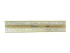 SZABLON 748008 CYFROWO-LITEROWY 0,70MM