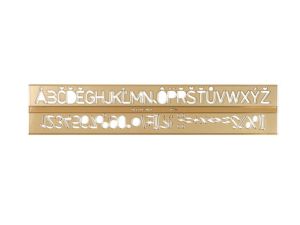 SZABLON 748014 CYFROWO-LITEROWY 2,00MM
