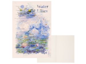 SZKICOWNIK A5 120K MONET LILIE WODNE INCOOD