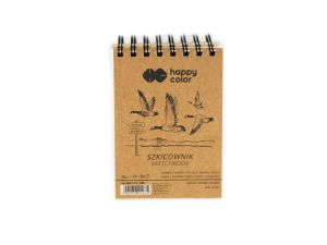 SZKICOWNIK NA SPIRALI A6 PTAKI 80ARK 90G HAPPY 