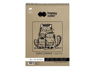 SZKICOWNIK NA SPIRALI MŁODY ARTYSTA A4 60 ARK 90G