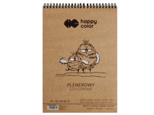 SZKICOWNIK NA SPIRALI PLENEROWY A4 70ARK 3KOL