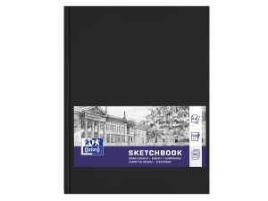 SZKICOWNIK OXFORD SZYTY A4 96K 100G CZARNY