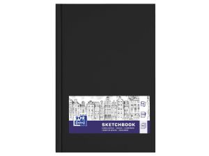 SZKICOWNIK OXFORD SZYTY A6 96K 100G CZARNY
