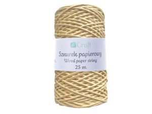 SZNUREK PAPIEROWY Z DRUCIKIEM KRAFT 25M DPSZ-015