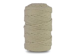 SZNUREK PLECIONY 5MM 100M JASNY BEZOWY