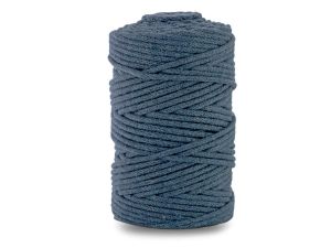 SZNUREK PLECIONY 5MM 100M JASNY JEANS