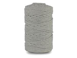 SZNUREK PLECIONY 5MM 100M SZARY SPW-040