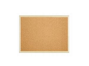 TABLICA INFORMACYJNA KORKOWA 90X120 DREWNIANA