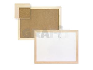 TABLICA MAGNETYCZNA SUCHOŚCIERALNA DREWNO 40X60