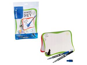 TABLICA SUCHOŚCIERALNA + MARKER PILOT SCHOOL SET
