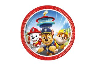 TALERZYKI PAP.PAW PATROL RESCUE HEROES 20CM 8SZT G
