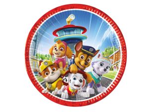 TALERZYKI PAP.PAW PATROL RESCUE HEROES 23CM 8SZT G