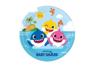 TALERZYKI PAPIER. BABY SHARK 23CM 8SZT GODAN
