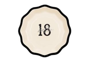 TALERZYKI PAPIER HELLO 18 MIX 18CM A'6 PARTYDECO