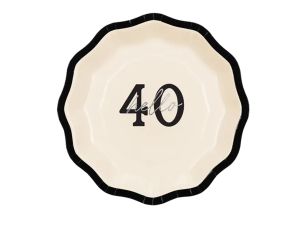 TALERZYKI PAPIER HELLO 40 MIX 18CM A'6 PARTYDECO