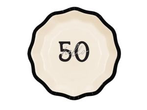 TALERZYKI PAPIER HELLO 50 MIX 18CM A'6 PARTYDECO