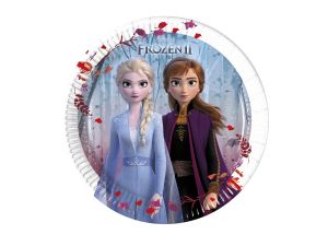 TALERZYKI PAPIEROWE FROZEN 2 20CM 8SZT