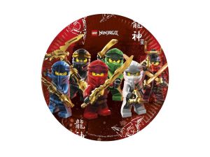 TALERZYKI PAPIEROWE LEGO NINJAGO 23CM 8SZT GODAN