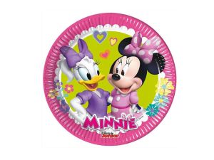 TALERZYKI PAPIEROWE MINNIE HAPPY 20CM 8SZT GODAN