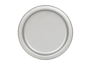 TALERZYKI PAPIEROWE SREBRNE 23CM 16SZT GODAN