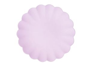 TALERZYKI PLASTIK FALBANKA 22X22CM FIOLET A'4 PART