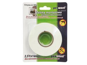 TAŚMA DWUSTRONNA RUA 19MMX2,5Y PENWORD