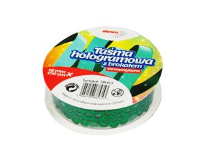 TAŚMA HOLO SAMOPRZYLEPNA ZIELONA THBS3
