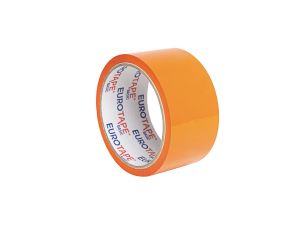 TAŚMA PAKOWA AKRYL POMARAŃCZOWA 48X50 EURO TAPE