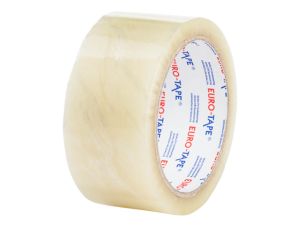 TAŚMA PAKOWA KAUCZUK 48X100 TRANSPARENTNA TPU-061T