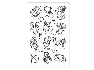 TATUAŻ 16012 8,5X13CM HOROSKOP MFP