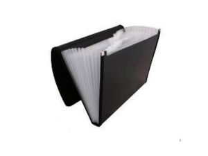 TECZKA A4 Z 12 PRZEGRODAMI CZARNA PATIO 5057/01