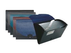 TECZKA A4 Z 12 PRZEGRODAMI ZIELONA PATIO 5066/05