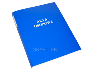 TECZKA DO AKT OSOBOWYCH BINDA WEWNĄTR NIEBIES 9039