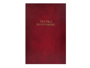TECZKA DO PODPISU 8 KARTEK BORDO BARBARA