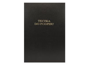TECZKA DO PODPISU 8 KARTEK CZARNA BARBARA