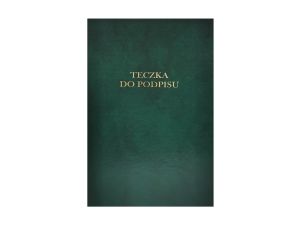 TECZKA DO PODPISU 8 KARTEK ZIELONA BARBARA