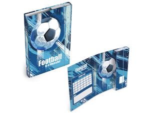 TECZKA SKRZYDŁOWA Z GUMKĄ MFP BOX A4 FOOTBALL