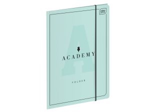 TECZKA Z GUMKĄ A4+ ACADEMY PASTEL INTERDRUK