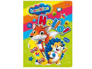 TECZKA Z GUMKĄ A4 BAMBINO