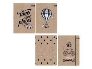 TECZKA Z GUMKĄ A4 KRAFT LINER 6096207