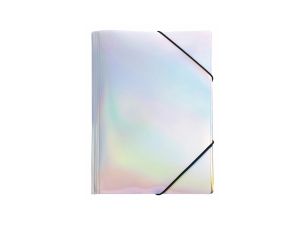 TECZKA Z GUMKĄ A4 PP HOLOGRAFICZNA BIURFOL