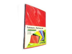 TEKTURA FALISTA A4 STANDARD MIX 10 KOLORÓW  